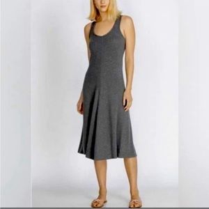 Johnny Was Calme Throw On Cozy Dress in Gray New With Tags Size Medium Midi
